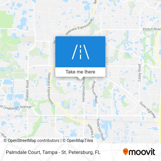 Palmdale Court map