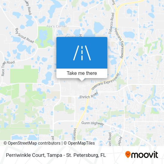 Perriwinkle Court map