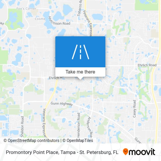 Mapa de Promontory Point Place