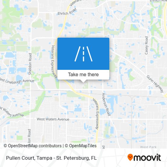 Mapa de Pullen Court