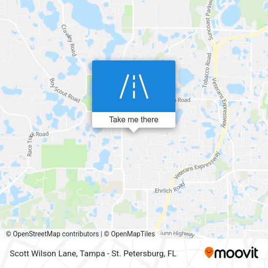 Scott Wilson Lane map