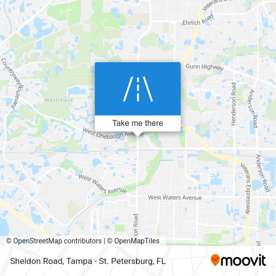 Sheldon Road map