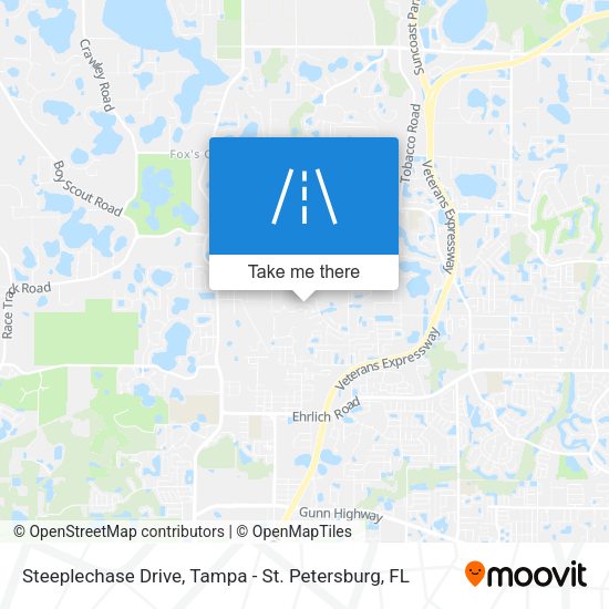 Steeplechase Drive map