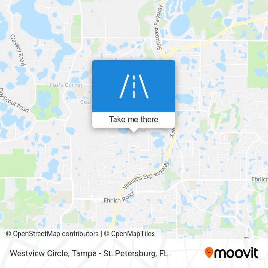 Westview Circle map