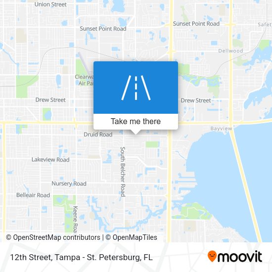 12th Street map