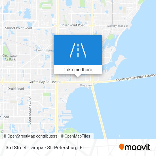 3rd Street map