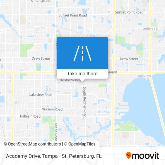 Academy Drive map