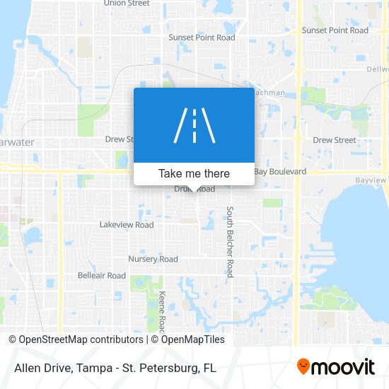 Mapa de Allen Drive