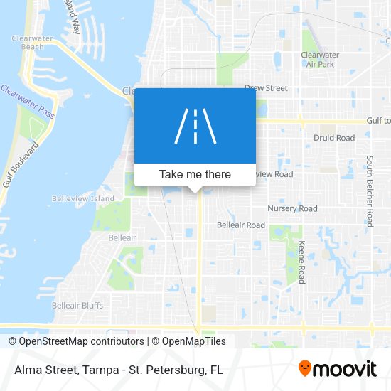 Alma Street map