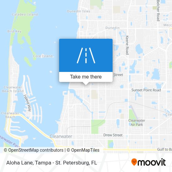 Aloha Lane map