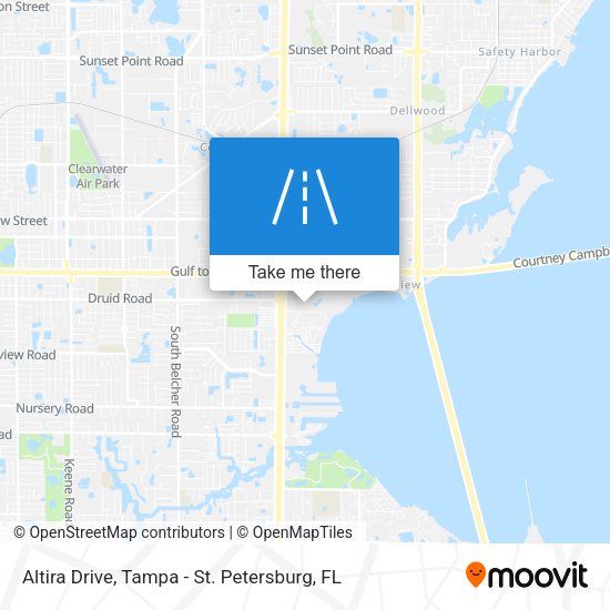 Altira Drive map