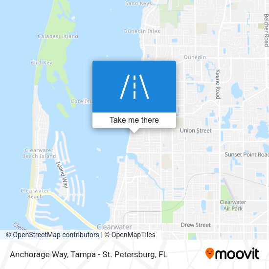 Anchorage Way map