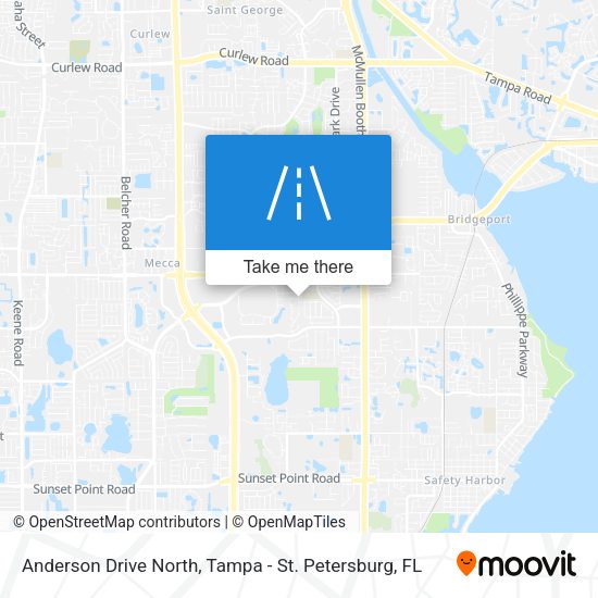 Anderson Drive North map