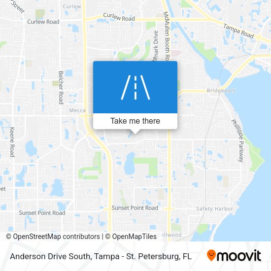 Anderson Drive South map