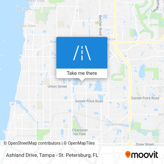 Mapa de Ashland Drive