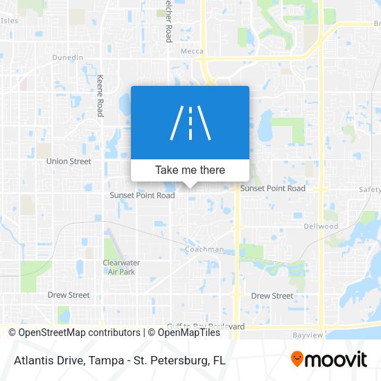 Atlantis Drive map