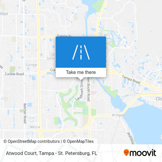 Mapa de Atwood Court