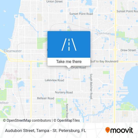 Audubon Street map