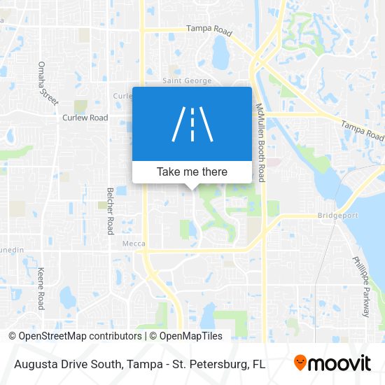 Augusta Drive South map