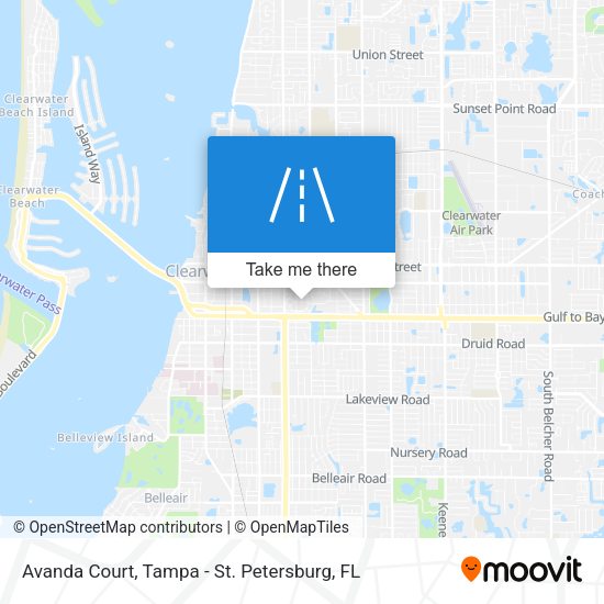 Mapa de Avanda Court