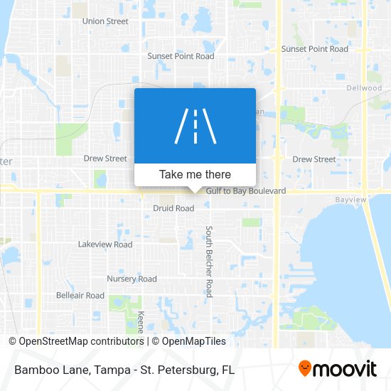 Bamboo Lane map