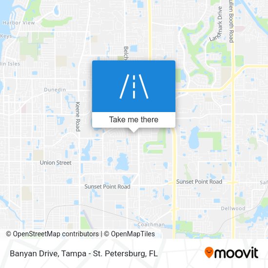 Banyan Drive map