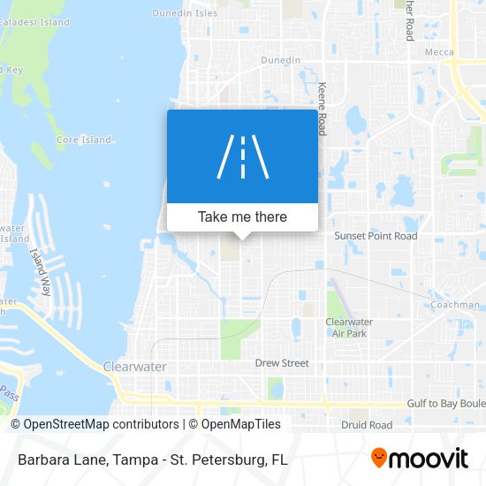 Barbara Lane map