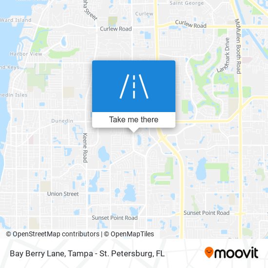 Bay Berry Lane map