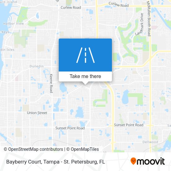 Bayberry Court map