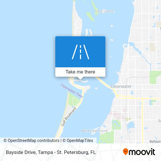 Bayside Drive map