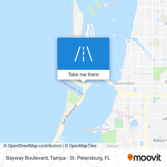 Bayway Boulevard map