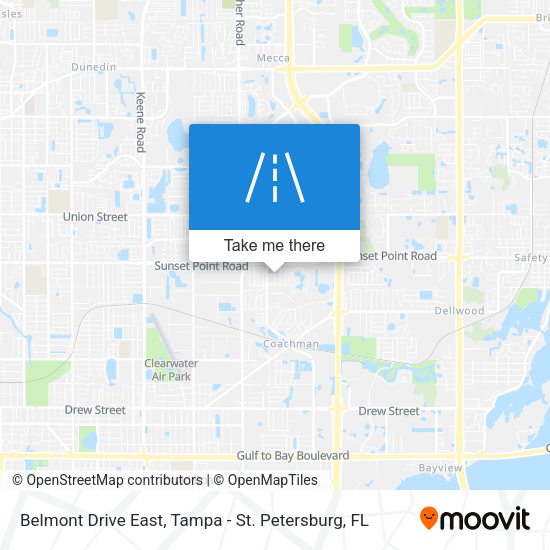 Mapa de Belmont Drive East