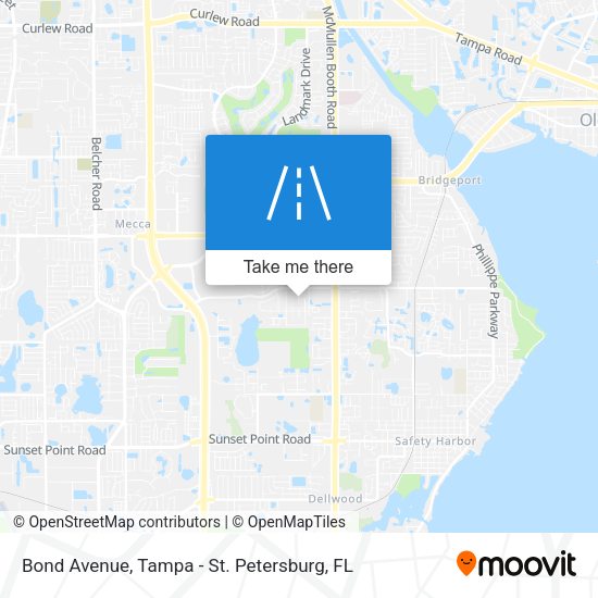 Bond Avenue map