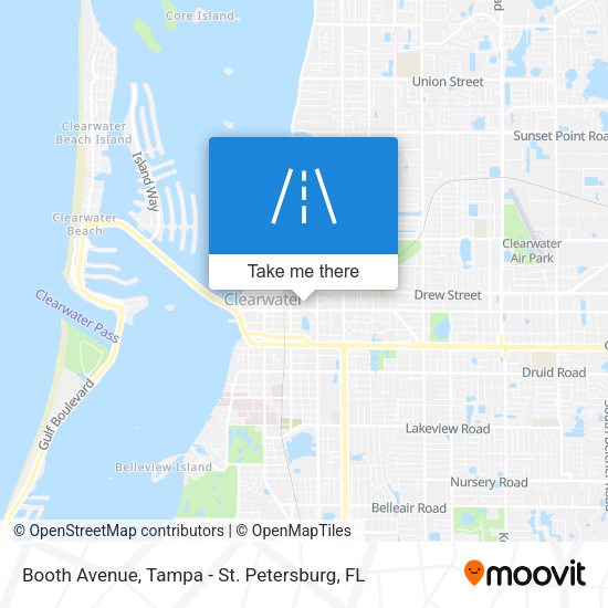 Booth Avenue map