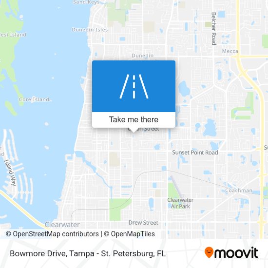 Bowmore Drive map