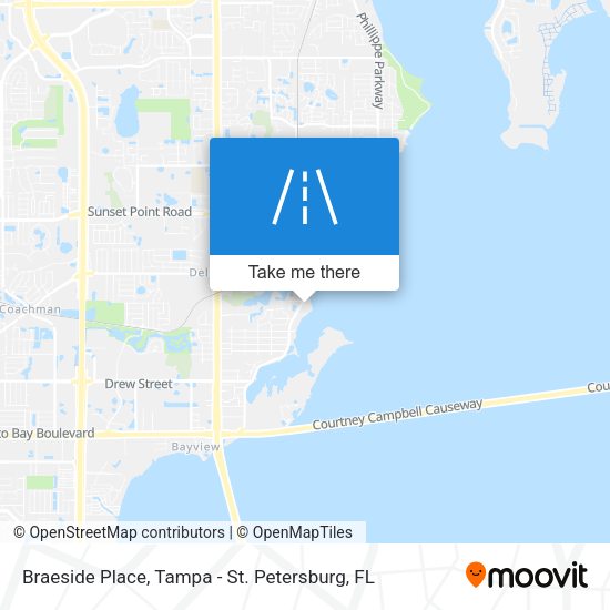 Braeside Place map