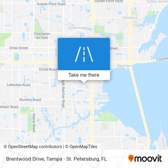 Brentwood Drive map
