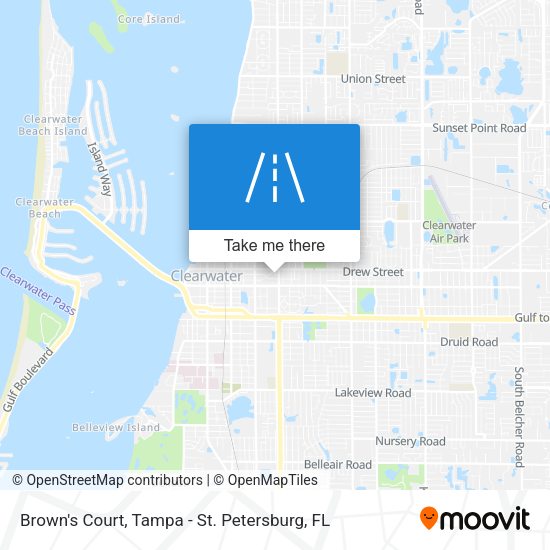 Brown's Court map