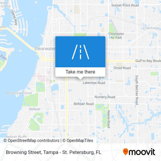 Browning Street map