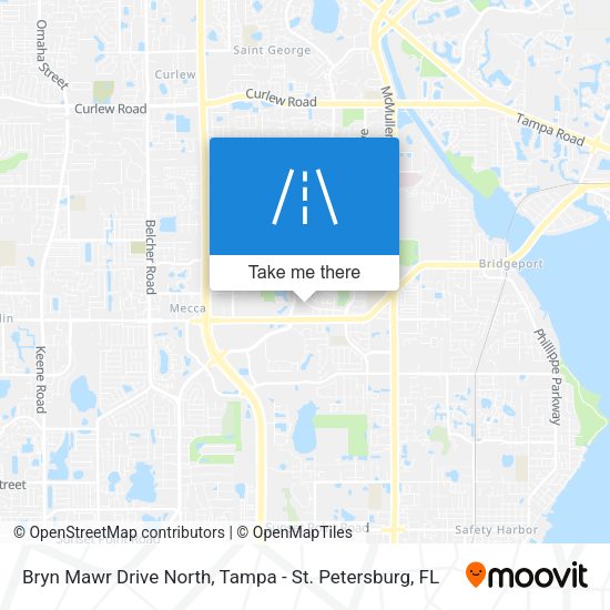 Bryn Mawr Drive North map