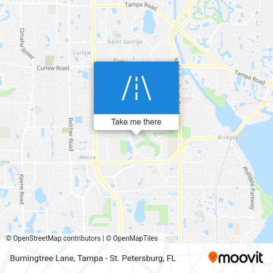 Burningtree Lane map