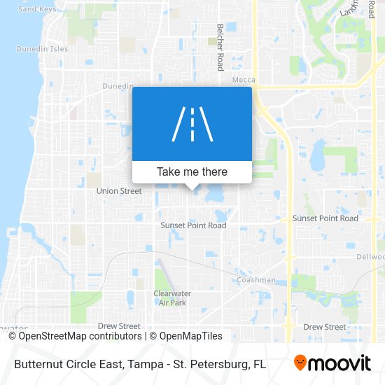 Butternut Circle East map