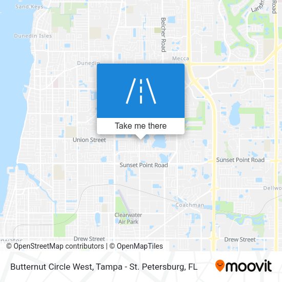 Butternut Circle West map