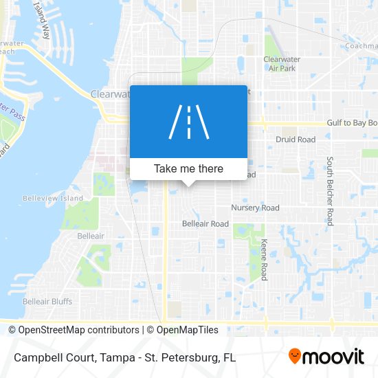 Campbell Court map