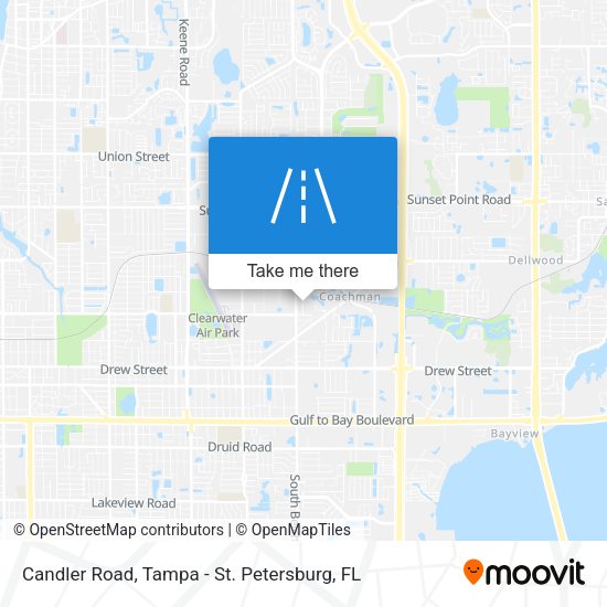 Mapa de Candler Road
