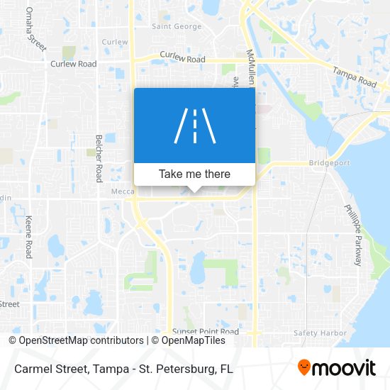 Mapa de Carmel Street