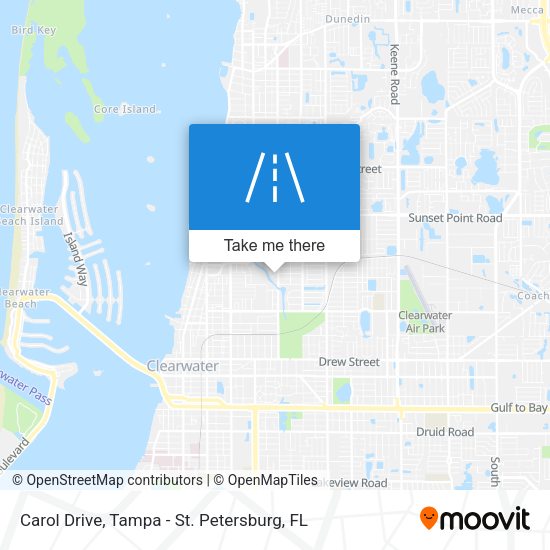 Carol Drive map