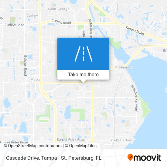 Mapa de Cascade Drive