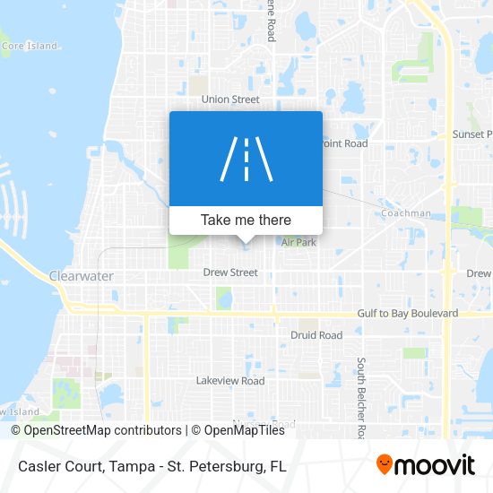 Casler Court map