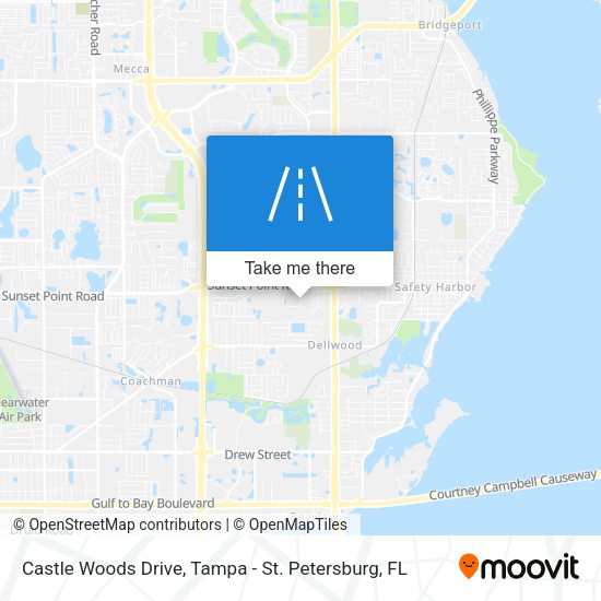 Castle Woods Drive map
